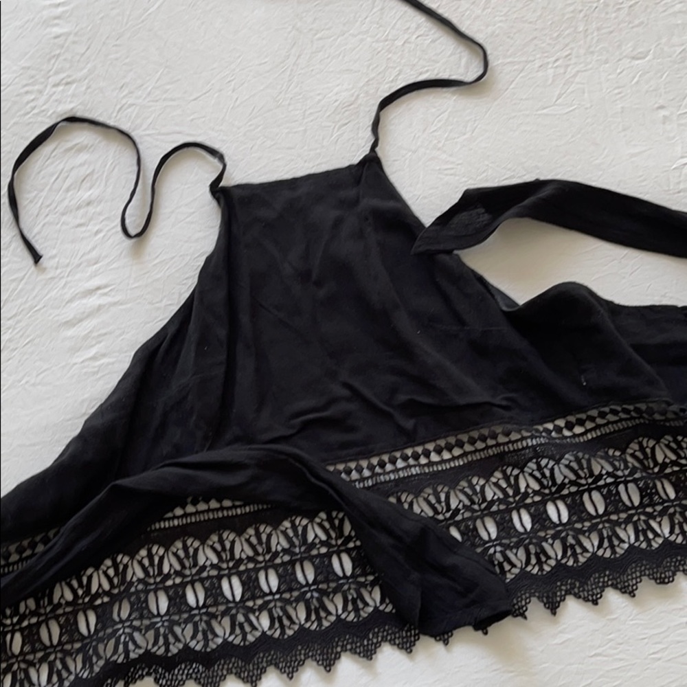 Black Halter Top